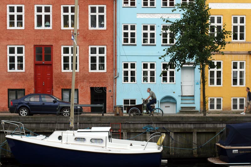 Kristianshavn, Copenhaga, Dinamarca imagens de stock royalty free