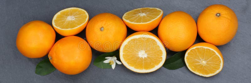 Kritiserar orange frukter för apelsiner bästa sikt för baner royaltyfri fotografi