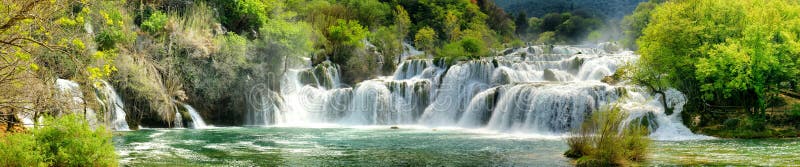 Krka vattenfall royaltyfri bild Krka vattenfall royaltyfri bild