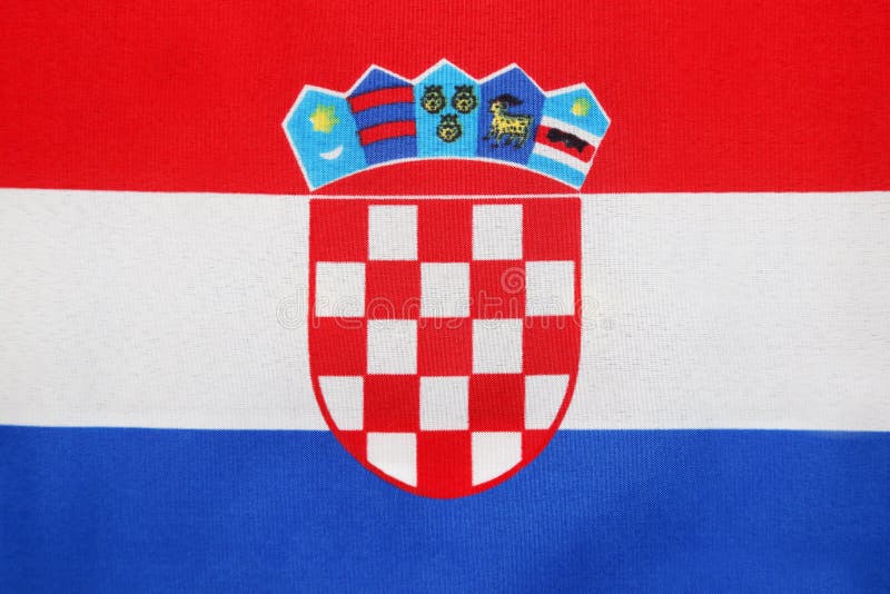 Kroatische Flagge stockfoto Kroatische Flagge stockfoto