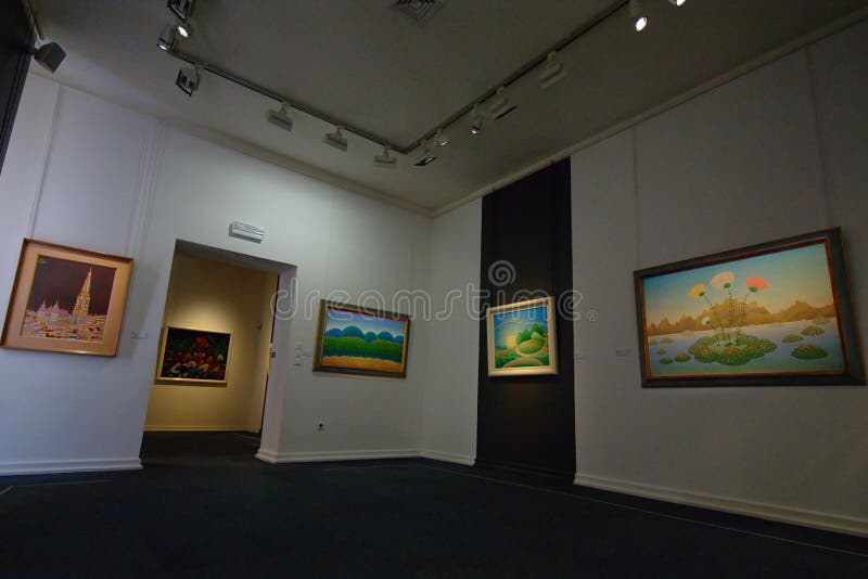 Kroatischer naiver Art Museum, Zagreb stockbilder Kroatischer naiver Art Museum, Zagreb stockbilder