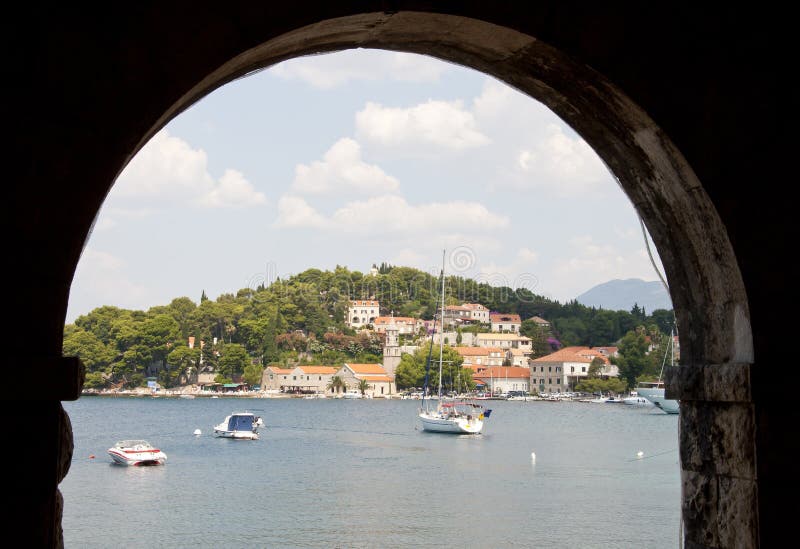 Kroatisk sikt royaltyfri foto Kroatisk sikt royaltyfri foto