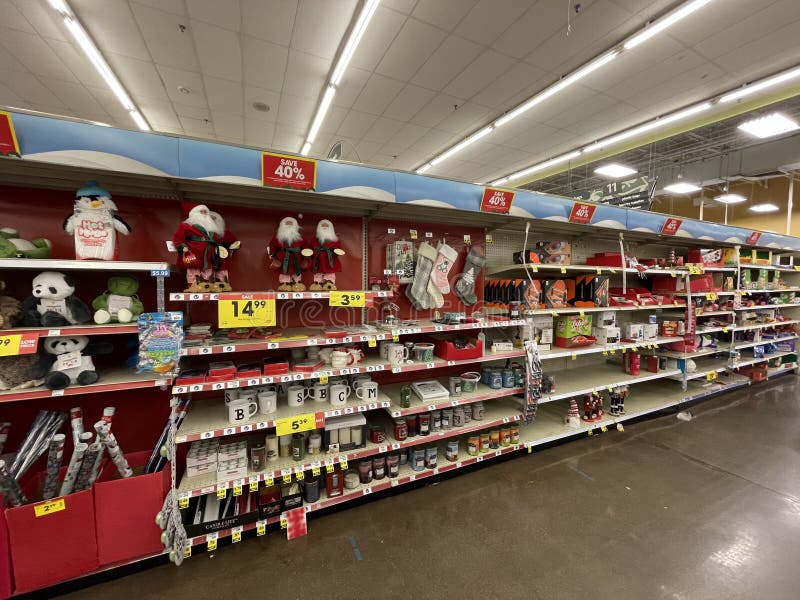 Kroger Retail Store Interior Christmas Eve on Columbia Road Marked Down