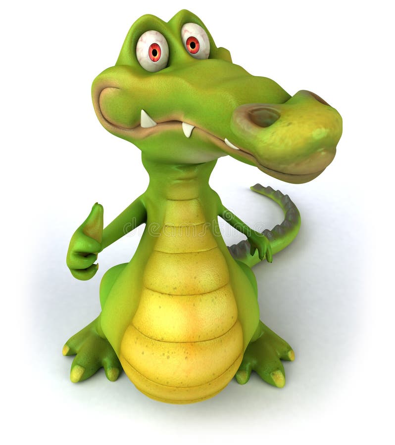 Krokodil lizenzfreie abbildung