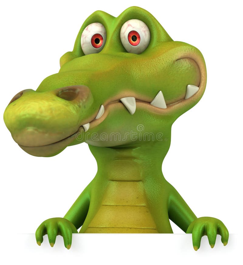 Krokodil vektor abbildung