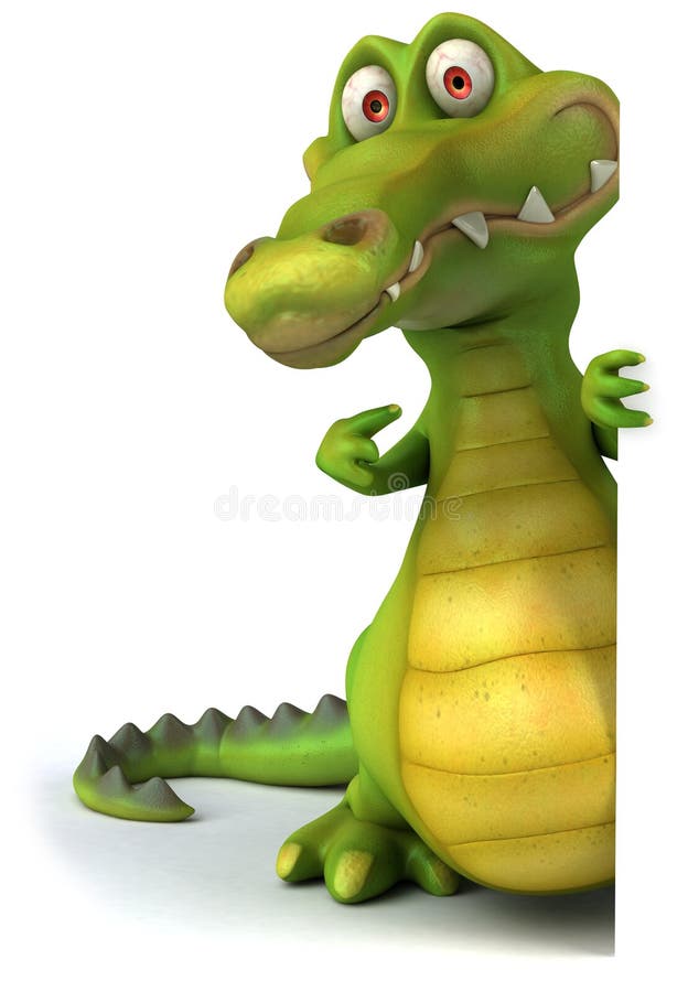 Krokodil vektor abbildung