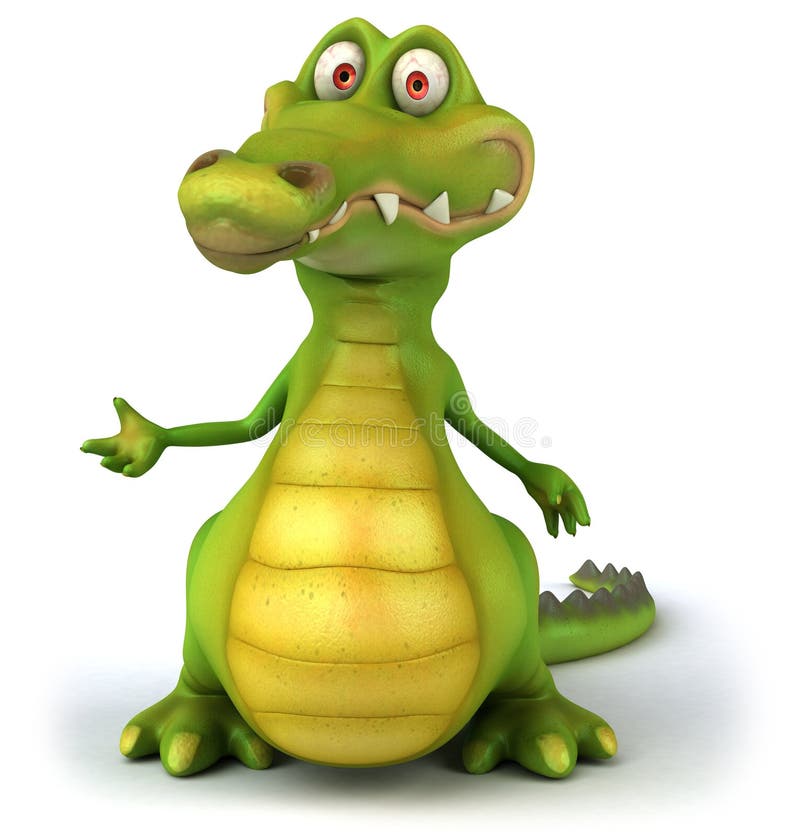 Krokodil stock abbildung