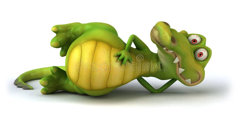 Krokodil stock abbildung