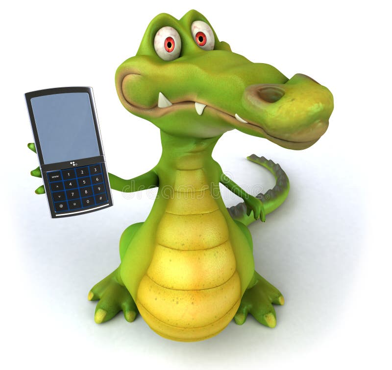 Krokodil stock abbildung