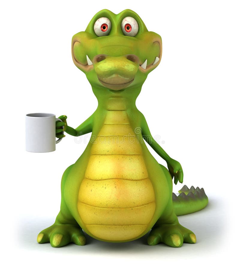 Krokodil vektor abbildung