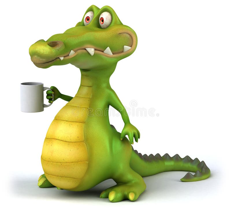 Krokodil stock abbildung