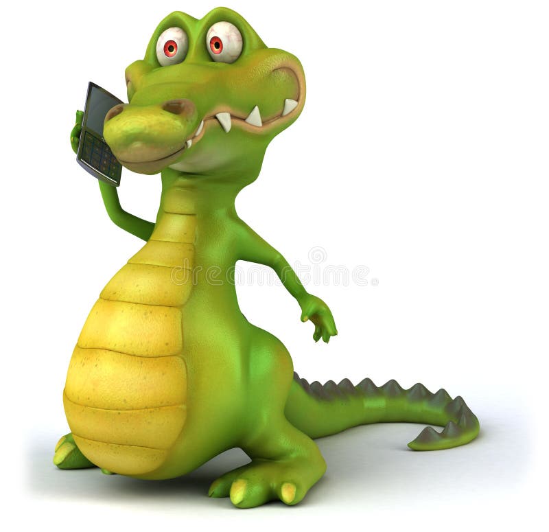 Krokodil stock abbildung