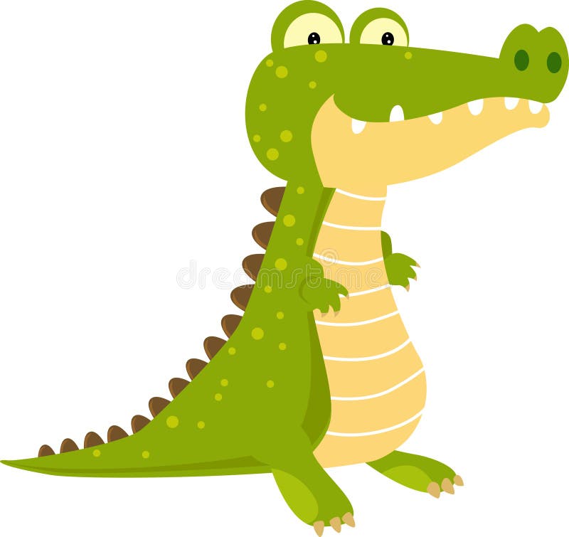 Krokodil stock abbildung