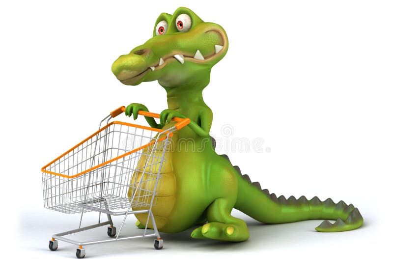 Krokodil stock abbildung