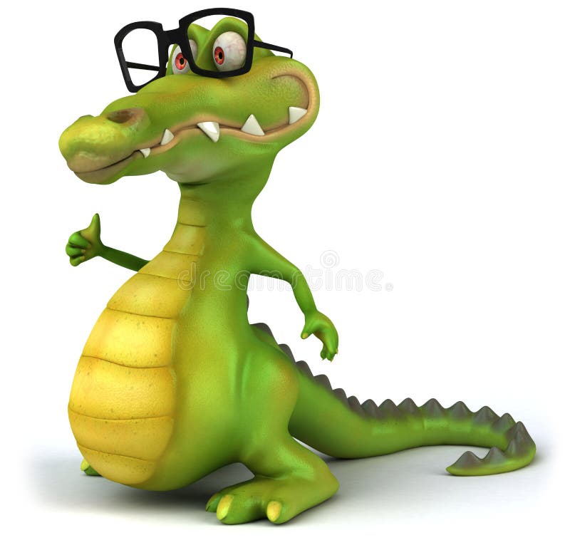 Krokodil stock abbildung