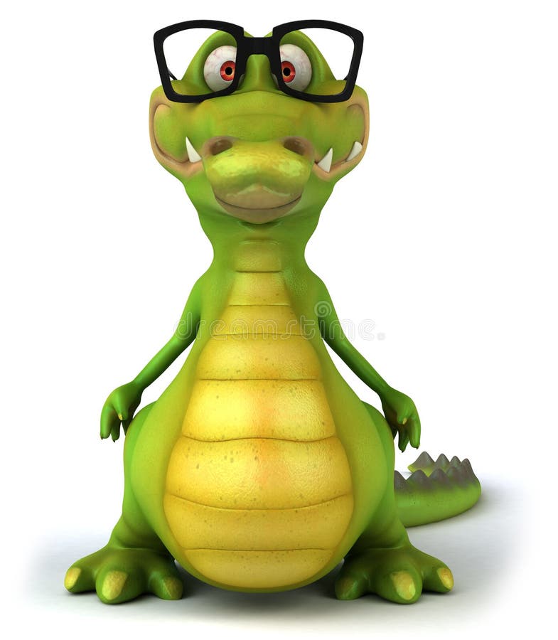 Krokodil vektor abbildung