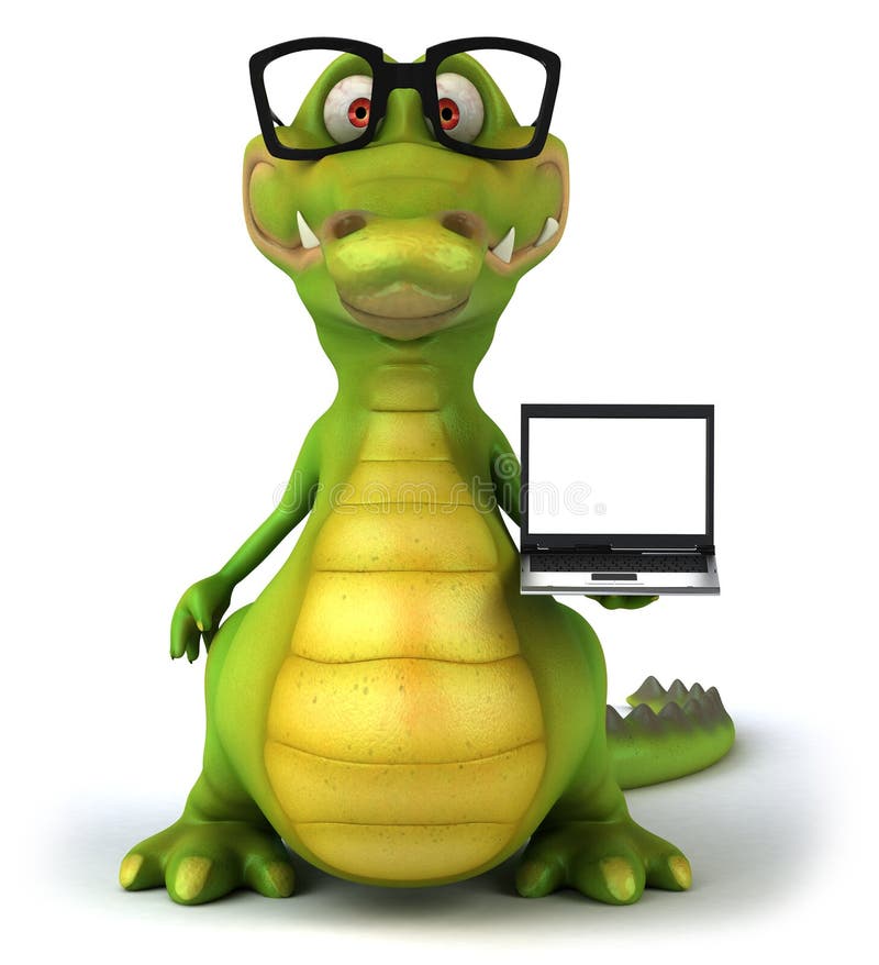 Krokodil stock abbildung