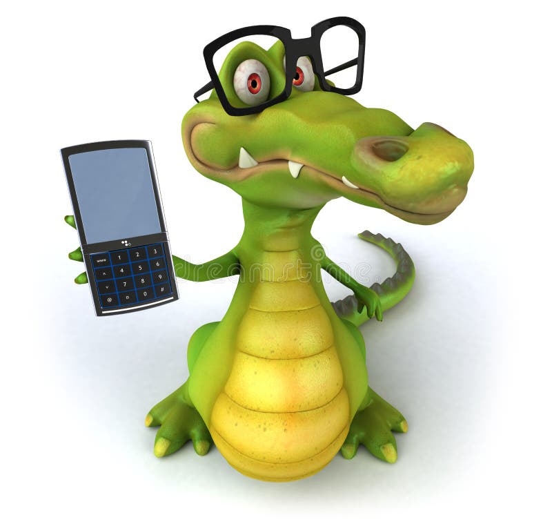 Krokodil vektor abbildung