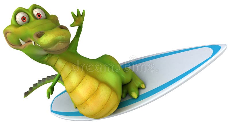 Krokodil lizenzfreie abbildung