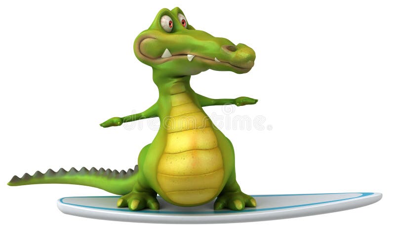 Krokodil stock abbildung