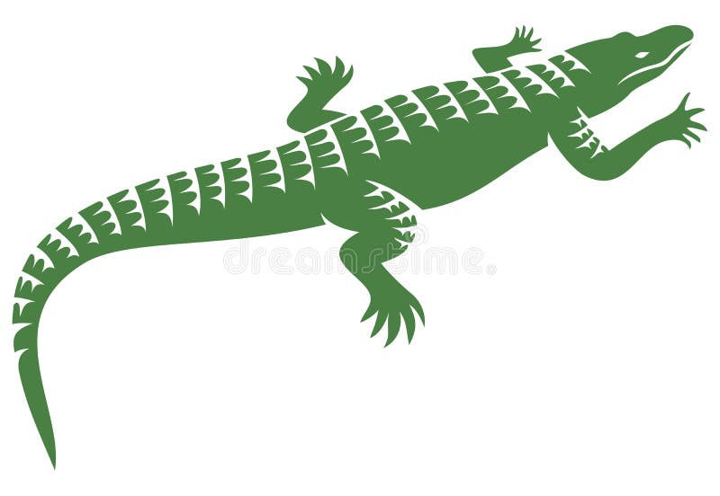 Krokodil lizenzfreie abbildung