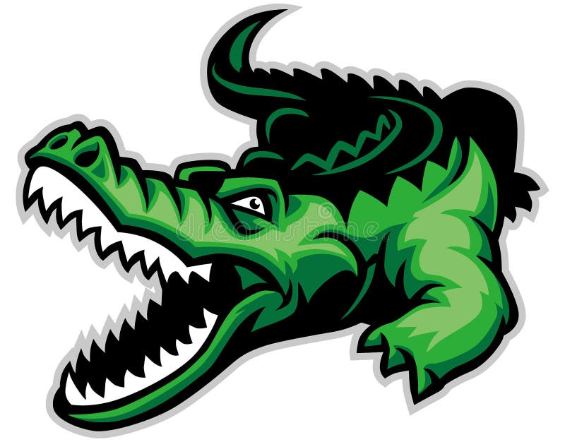 Krokodil stock abbildung