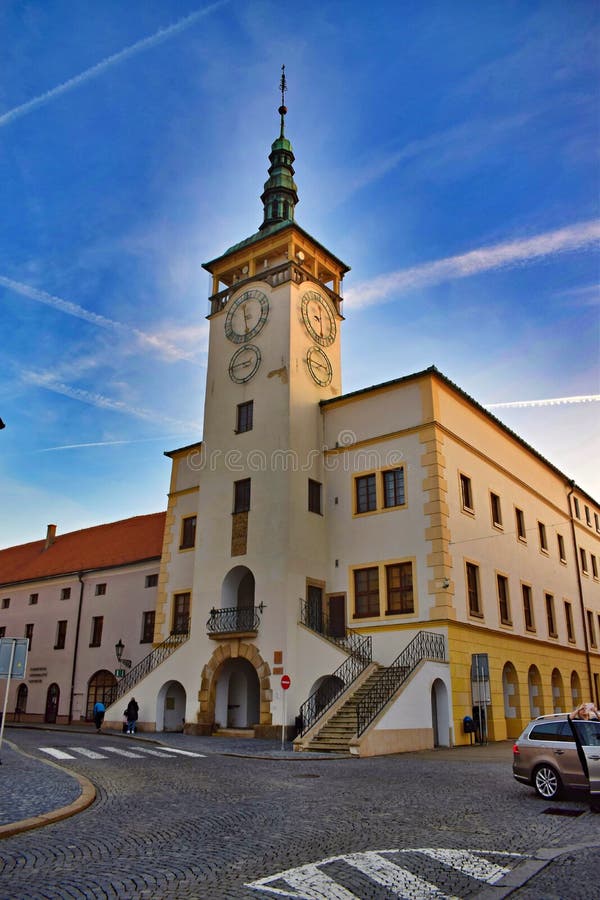 Kromeriz Duitse Kremsier, bijgenaamd Hanà ¡ Athene royalty-vrije stock foto's Kromeriz Duitse Kremsier, bijgenaamd Hanà ¡ Athene royalty-vrije stock foto's