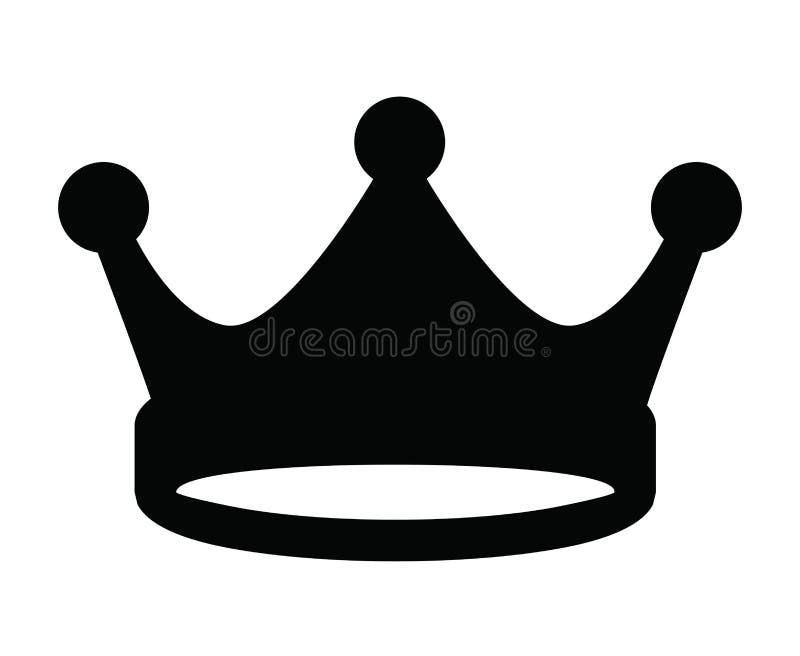 Kronasymbol royaltyfri illustrationer