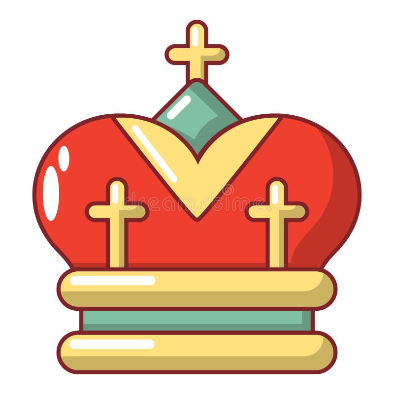 Download Kroonpictogram, Beeldverhaalstijl Vector Illustratie - Illustratie bestaande uit koning, grafisch: 107707683