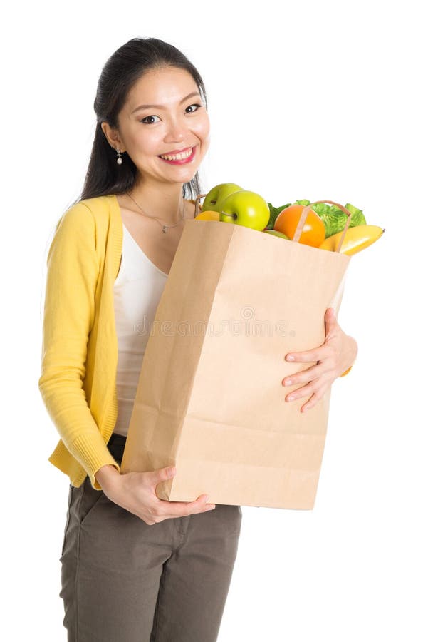 Kruidenierswinkel winkelende vrouw stock afbeeldingen Kruidenierswinkel winkelende vrouw stock afbeeldingen