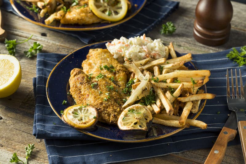 Kruidige Eigengemaakte Gebakken Cajun-Katvis royalty-vrije stock fotografie Kruidige Eigengemaakte Gebakken Cajun-Katvis royalty-vrije stock fotografie