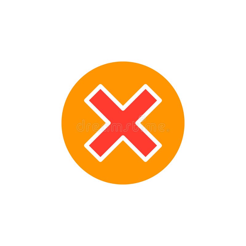 Kruis in het vector, gevulde vlakke teken van het cirkelpictogram, stevig kleurrijk die pictogram op wit wordt geïsoleerd royalty-vrije illustratie Kruis in het vector, gevulde vlakke teken van het cirkelpictogram, stevig kleurrijk die pictogram op wit wordt geïsoleerd royalty-vrije illustratie
