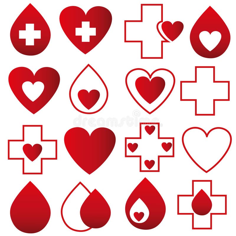 Krwionośna darowizna - wektor