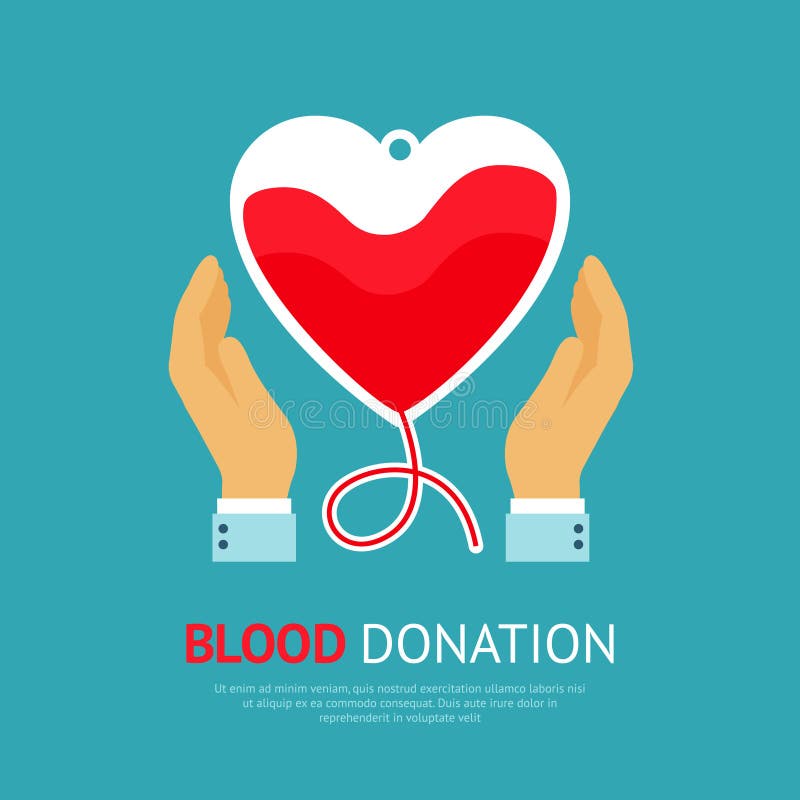 Krwionośnej darowizny plakat