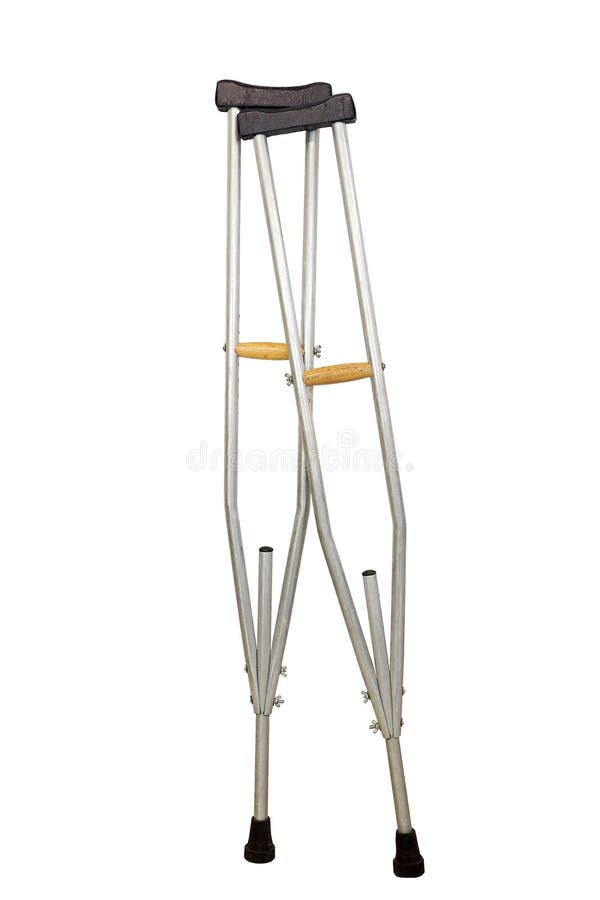 Aluminum crutch for fracture leg etc. Aluminum crutch for fracture leg etc.