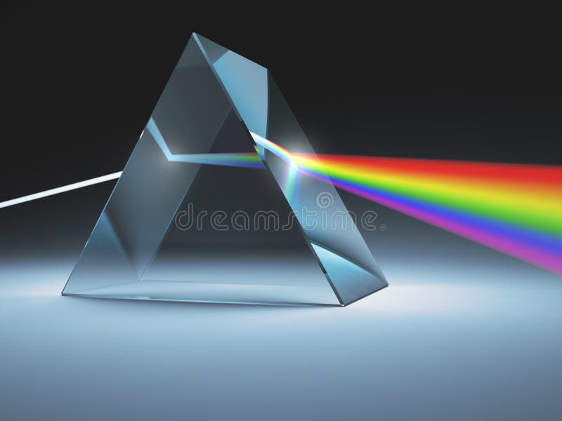 Krystaliczny graniastosłup ilustracja wektor Krystaliczny graniastosłup ilustracja wektor