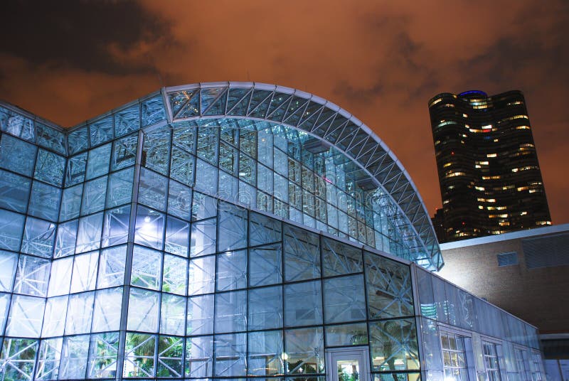 Kryształ ogrody navy pier obrazy stock