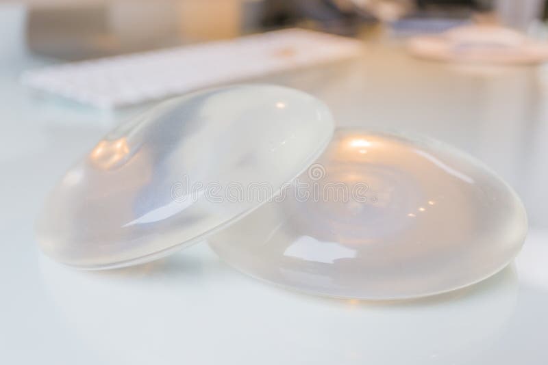 Krzemu implant piersi zdjęcie stock Krzemu implant piersi zdjęcie stock