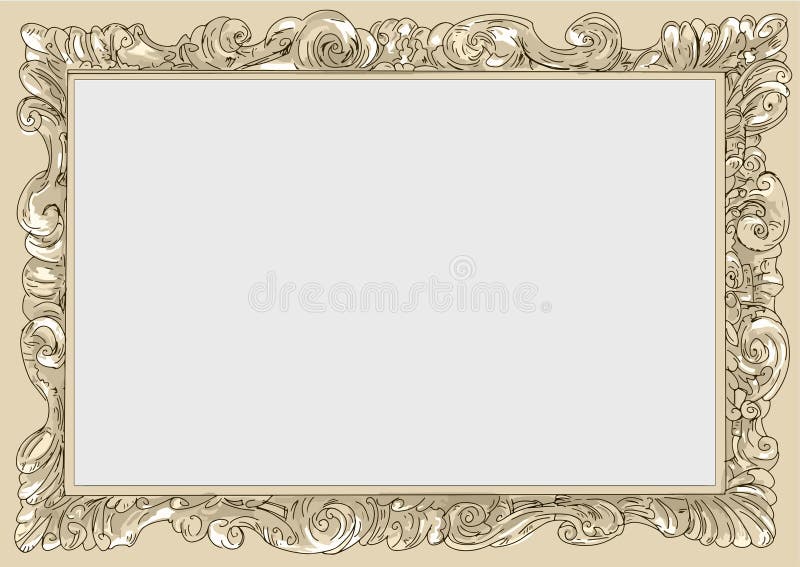 Conice for painting or postcard linework Black Conice for painting or postcard Vintage frame border retro, engraving Baroque carrier. Conice for painting or postcard linework Black Conice for painting or postcard Vintage frame border retro, engraving Baroque carrier