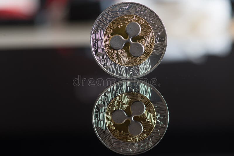 KRÄUSELUNG cryptocurrency Münze lizenzfreie stockfotos KRÄUSELUNG cryptocurrency Münze lizenzfreie stockfotos
