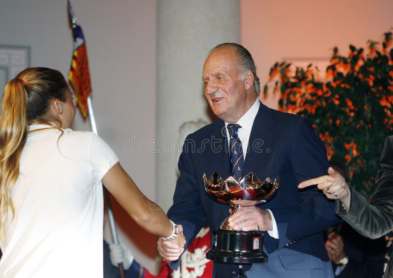 Król Juan Carlos zdjęcie royalty free