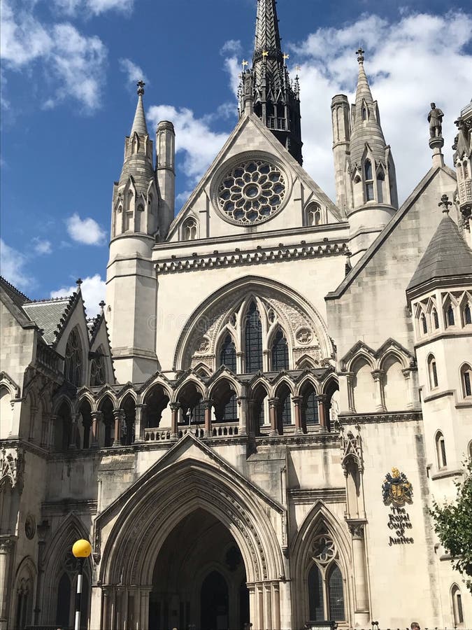 The Royal Courts of Justice building, London, United Kingdom. The Royal Courts of Justice building, London, United Kingdom