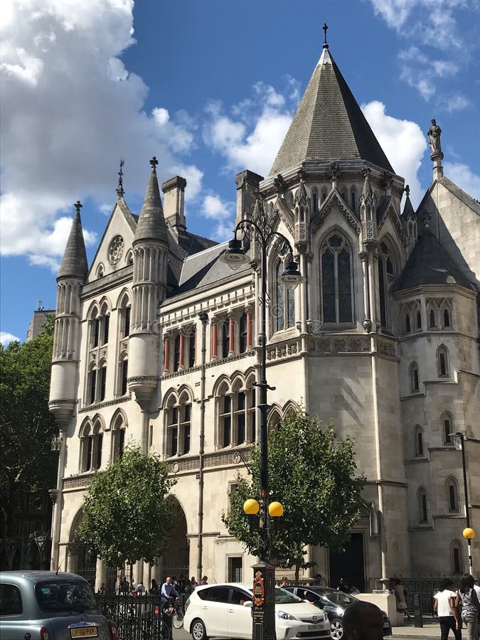 The Royal Courts of Justice building, London, United Kingdom. The Royal Courts of Justice building, London, United Kingdom