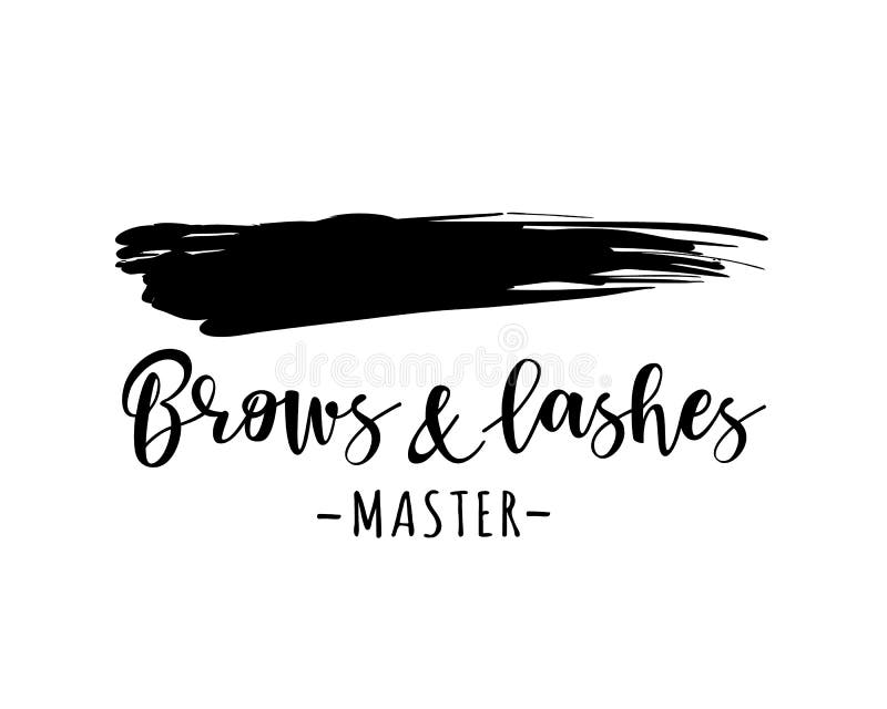 Brows and lashes logo. Vector illustration of lashes and brow. For beauty salon, lash extensions maker, brow master. Brows and lashes logo. Vector illustration of lashes and brow. For beauty salon, lash extensions maker, brow master.