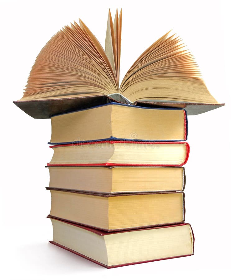 image of books on a white background. image of books on a white background