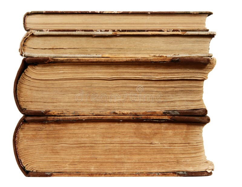 Książkowa Stara krawędź, Brown papieru rocznika stosu pokrywa, biel Odizolowywający obraz stock Książkowa Stara krawędź, Brown papieru rocznika stosu pokrywa, biel Odizolowywający obraz stock
