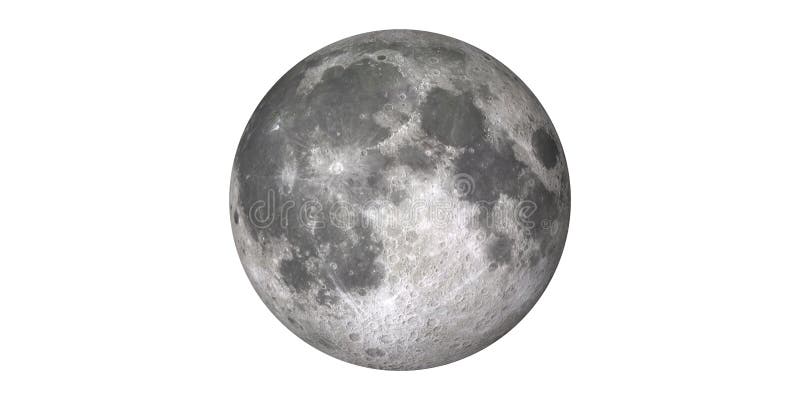 Księżyc tła kuli ziemskiej biała sfera