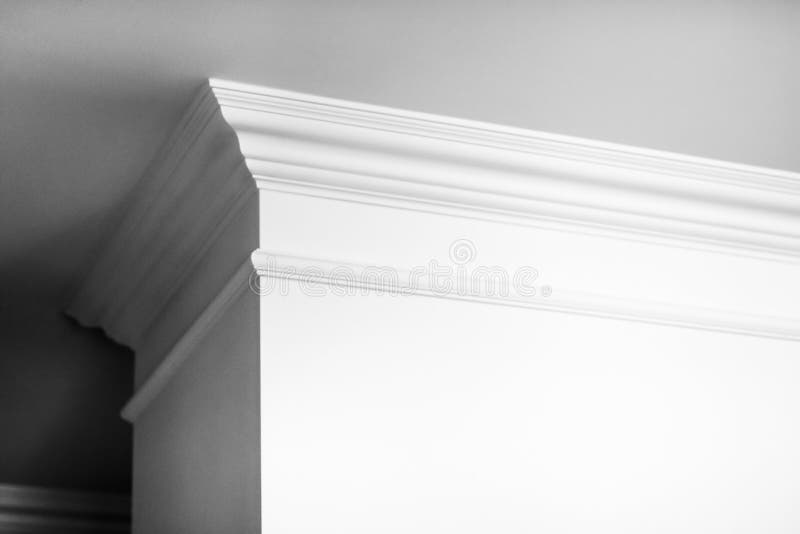 Kształtowanie na poziomie szczegółowości sufitu, projektowania wnętrza i architektonicznego tła abstrakcyjnego fotografia royalty free