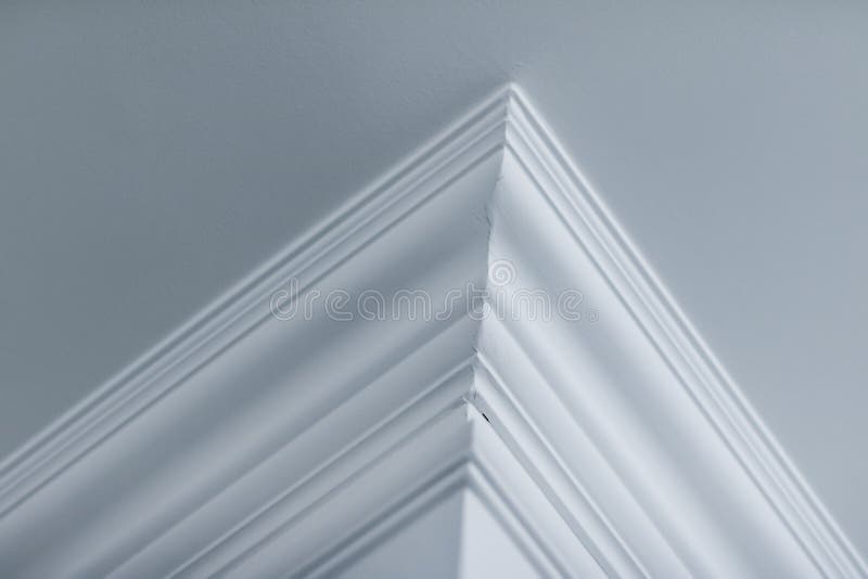 Kształtowanie na poziomie szczegółowości sufitu, projektowania wnętrza i architektonicznego tła abstrakcyjnego obrazy stock