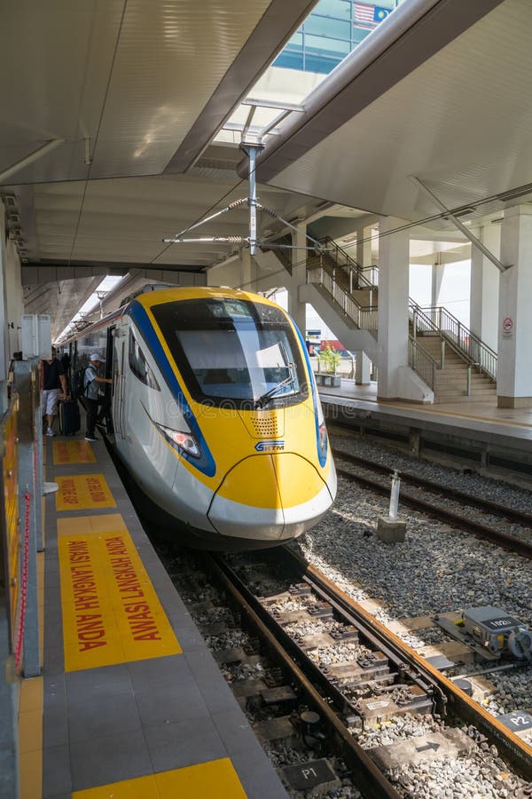 KTM ETS Train In Penang, Malaysia. Editorial Stock Image ...